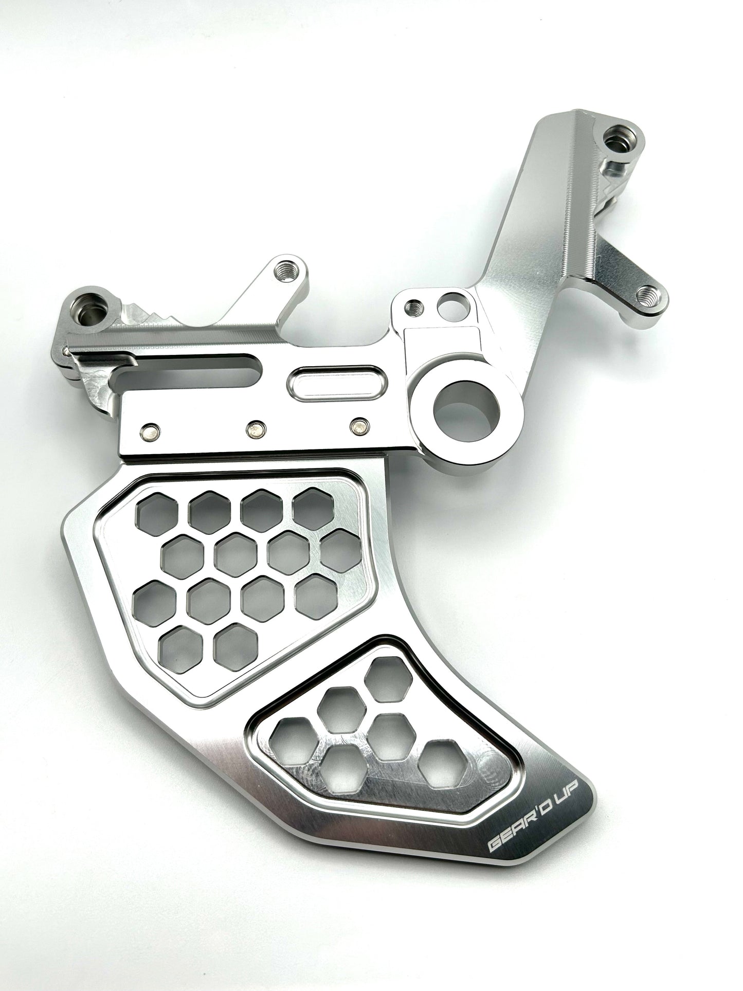 Ultra Bee Rear Dual Caliper Bracket and Rotor Guard-Gear’d Up EV Warehouse