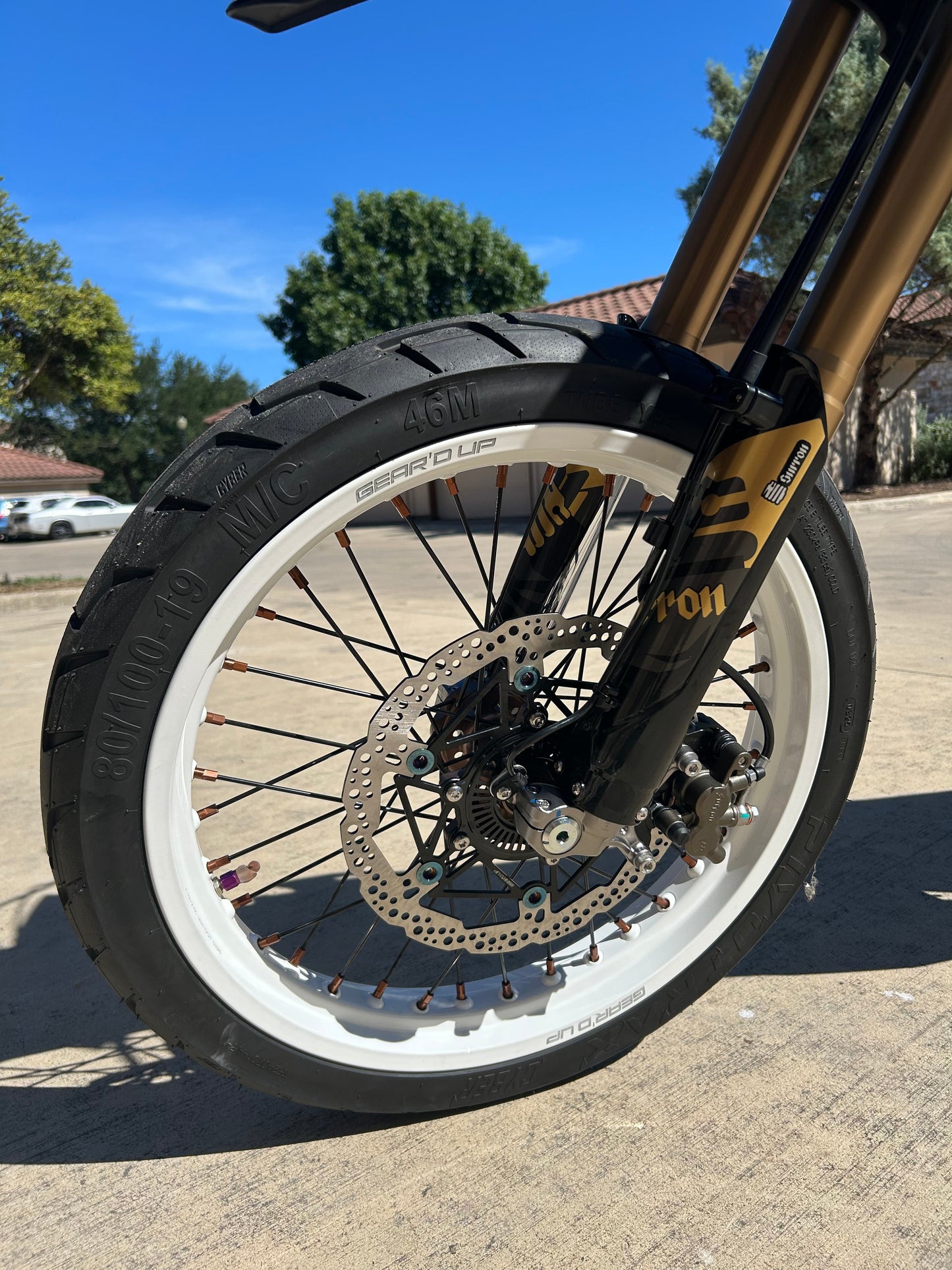 PIVOTRAX CYBER 80/100-19 Street Tire – High Performance On-Road Tire EV Warehouse