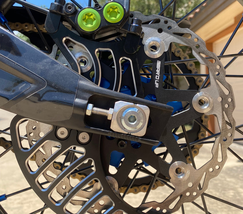 Rear Caliper Bracket and Rotor Guard Surron/Talaria-Gear’d Up EV Warehouse