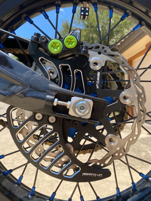 Rear Caliper Bracket and Rotor Guard Surron/Talaria-Gear’d Up EV Warehouse