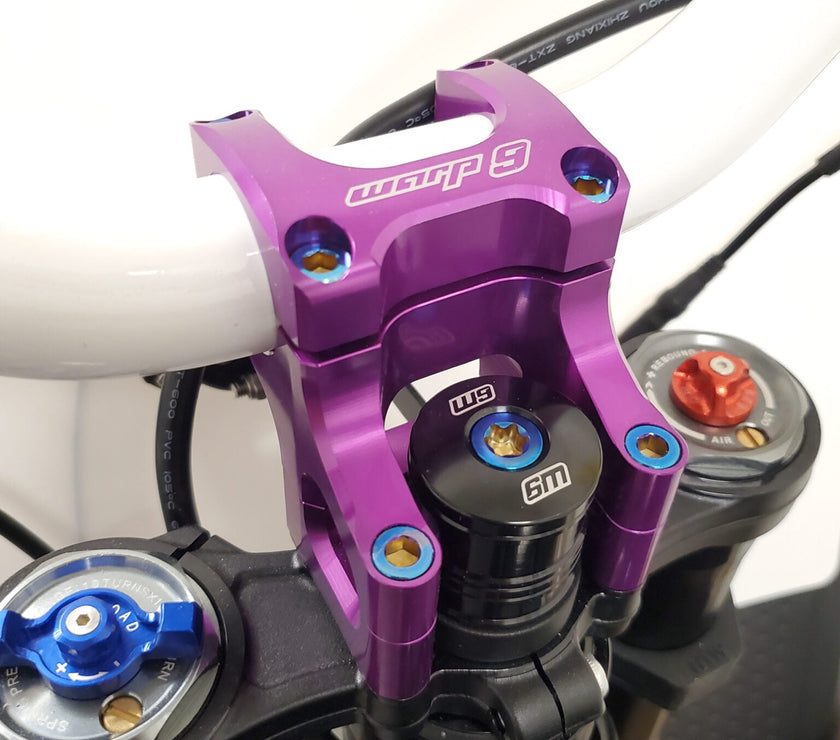 Warp 9 Titanium Steer Lock Bolt Replacement Warp 9