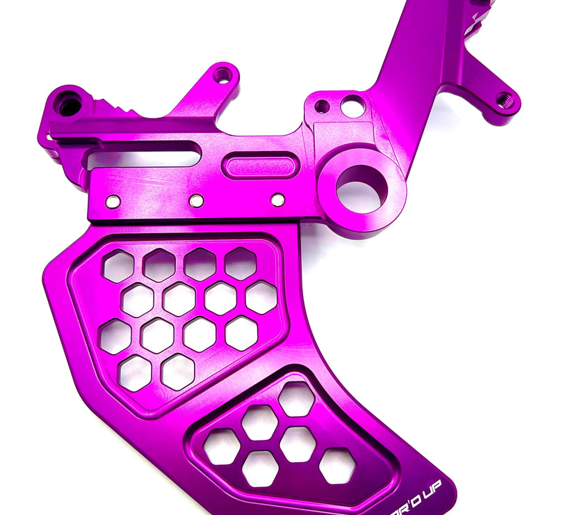 Ultra Bee Rear Dual Caliper Bracket and Rotor Guard-Gear’d Up EV Warehouse