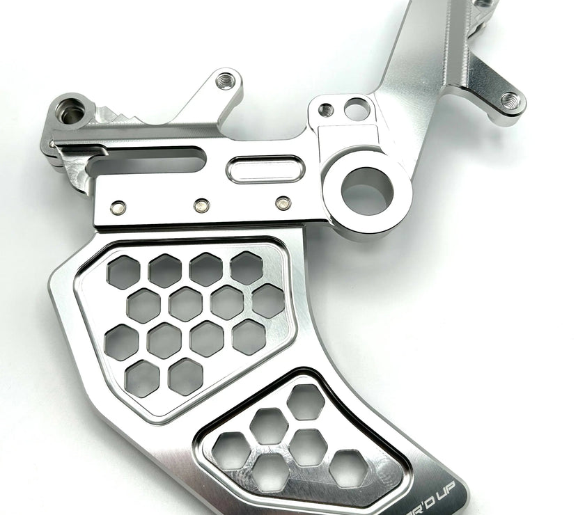 Ultra Bee Rear Dual Caliper Bracket and Rotor Guard-Gear’d Up EV Warehouse