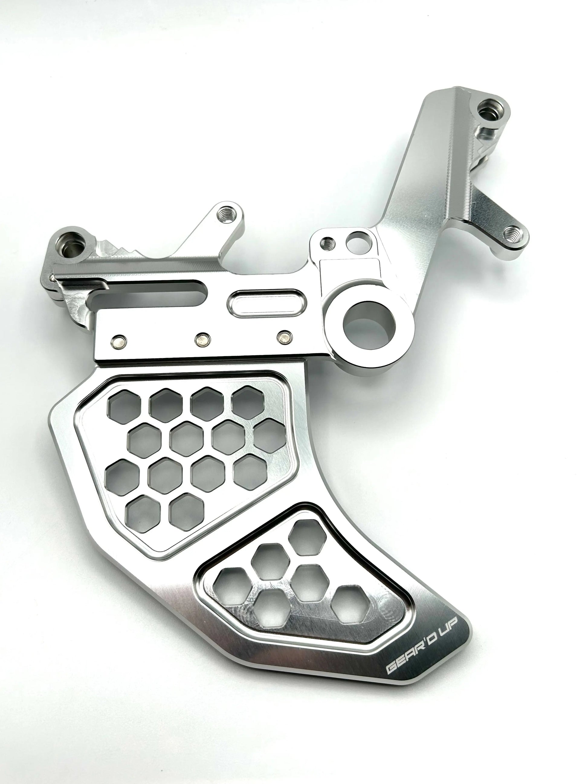Ultra Bee Rear Dual Caliper Bracket and Rotor Guard-Gear’d Up EV Warehouse