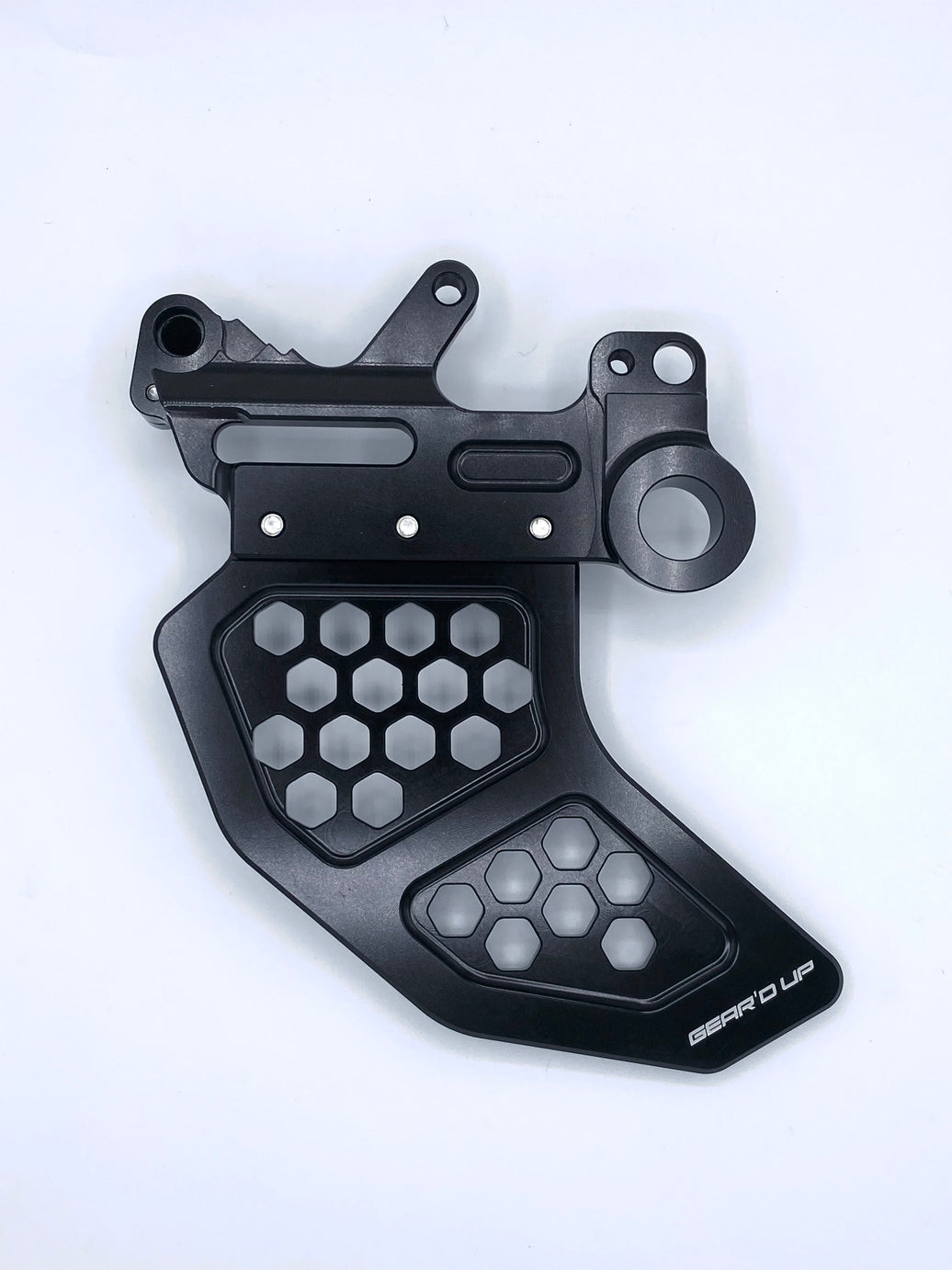 Ultra Bee Rear Caliper Bracket and Rotor Guard-Gear’d Up EV Warehouse