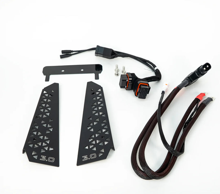EBMX X-9000-V3 E-Ride Pro 3.0 (WITHOUT circuit breaker) Harness and Mounting Kit