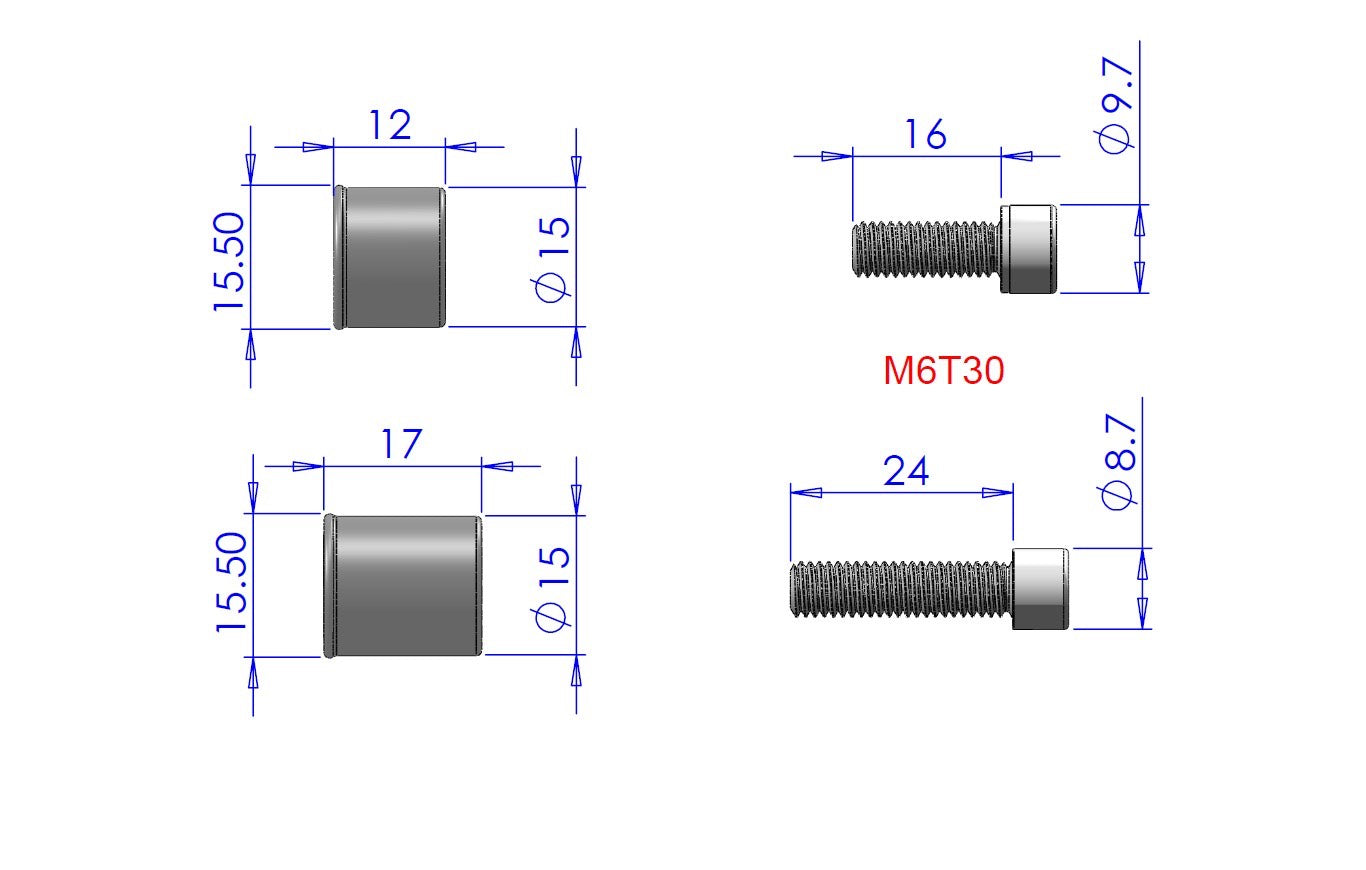 Warp9 Surron LBX Jackshaft Hardware Kit