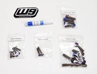 Warp 9 Titanium Fork Bolts For Fast Ace ALX13RC Forks Warp 9