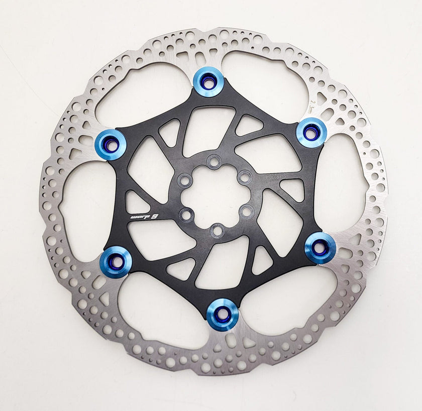 Warp 9 Rear Brake Rotor 220mm Floating Surron Hub Warp 9
