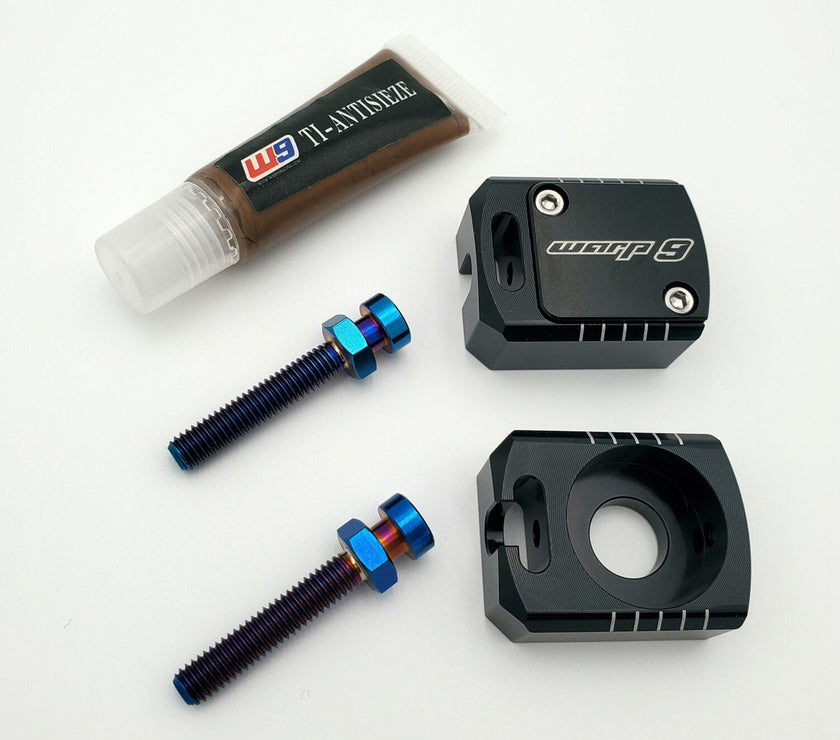 Warp 9 Surron LBX Lockdown Axle Blocks Warp 9