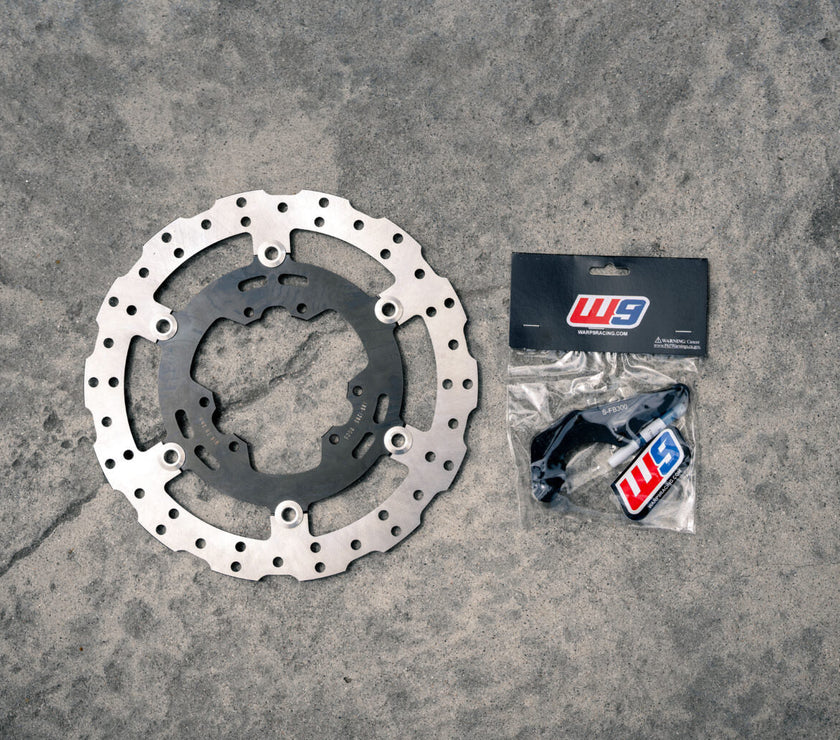 Warp 9 Ultra Bee 300mm Rotor and Caliper Bracket Warp 9