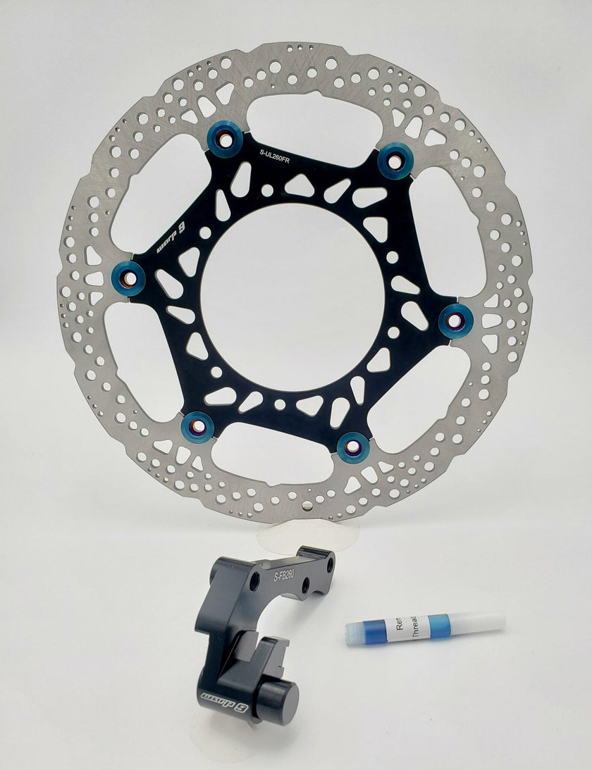 Warp 9 Surron Ultra Bee Rotors 260mm (3.2 Thick w/bracket) My Store