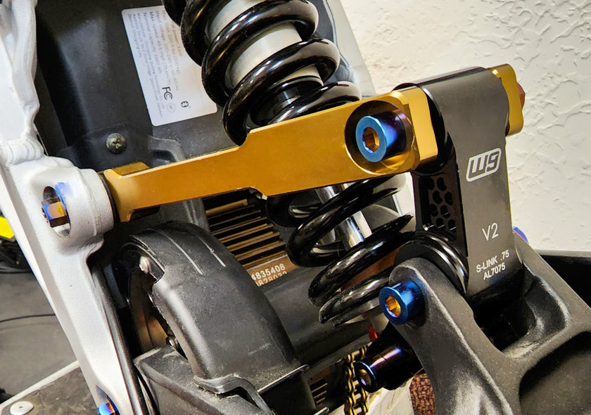 Warp 9 Titanium Linkage Bolt Kit Surron LBX Warp 9